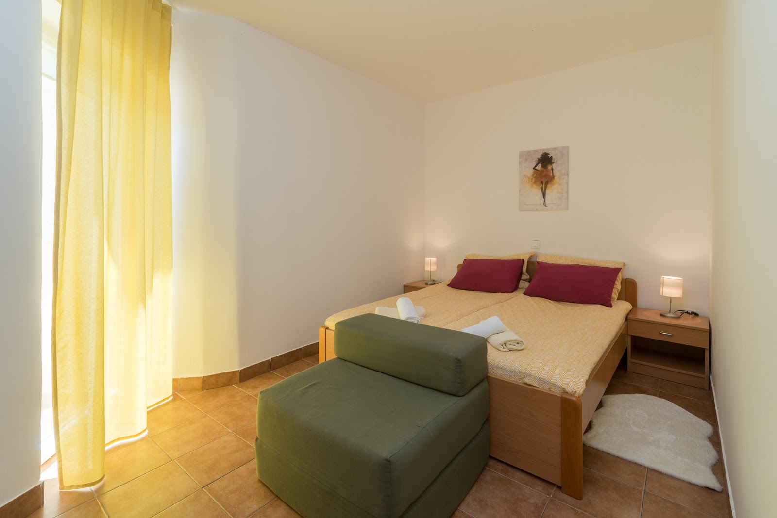 Bedroom in Apartment 1.