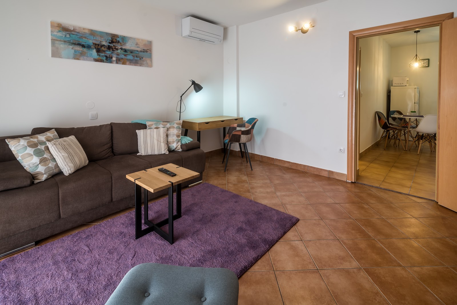 Living room in Apartment 1.